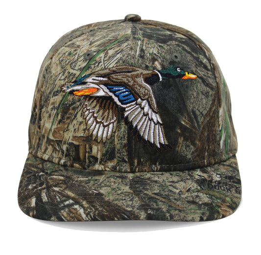 Flying Mallard 6 - Panel on Mossy Oak Duck Blind - Hazy Fly Fishing