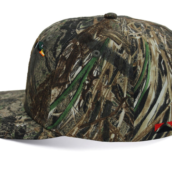 Flying Mallard 6 - Panel on Mossy Oak Duck Blind - Hazy Fly Fishing
