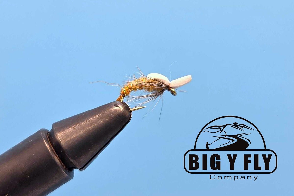 Foamback Emerger March Brown - Hazy Fly Fishing