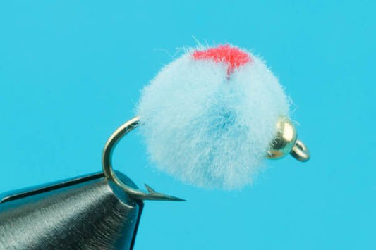 Glo Bug with Dot - Beadhead - Hazy Fly Fishing