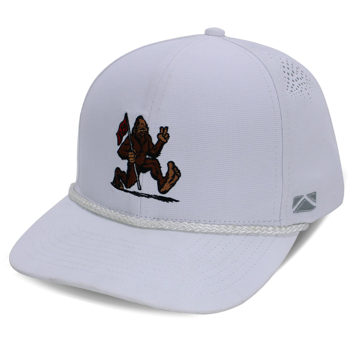 Golf Sasquatch Bigfoot Final Hole Performance Rope Cap - Hazy Fly Fishing
