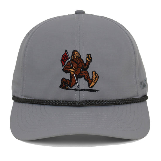 Golf Sasquatch Bigfoot Final Hole Performance Rope Cap - Hazy Fly Fishing