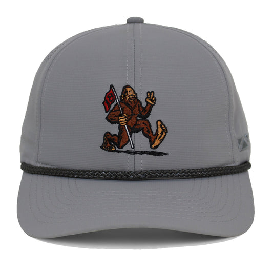 Golf Sasquatch Bigfoot Final Hole Performance Rope Cap - Hazy Fly Fishing
