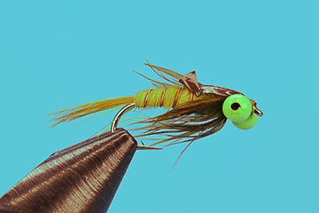 Green Eyed Damsel Nymph - Hazy Fly Fishing