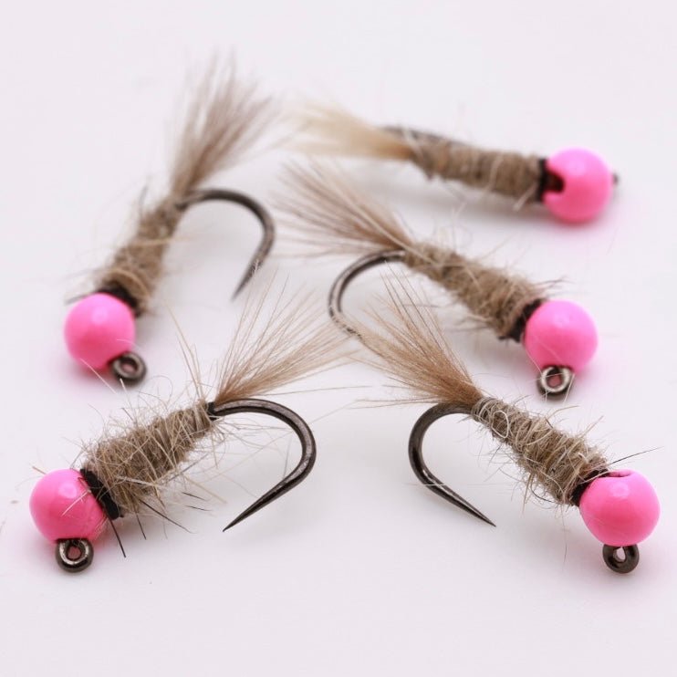 Hare’s Ear Pink Tungsten BH - Hazy Fly Fishing