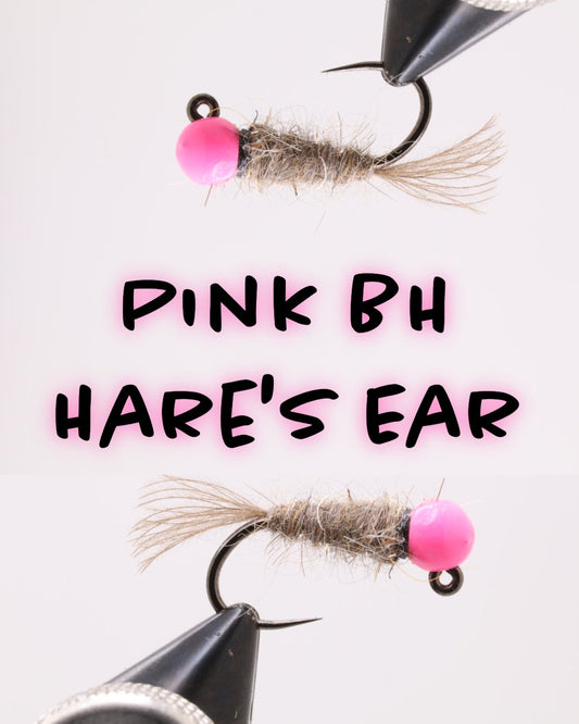 Hare’s Ear Pink Tungsten BH - Hazy Fly Fishing