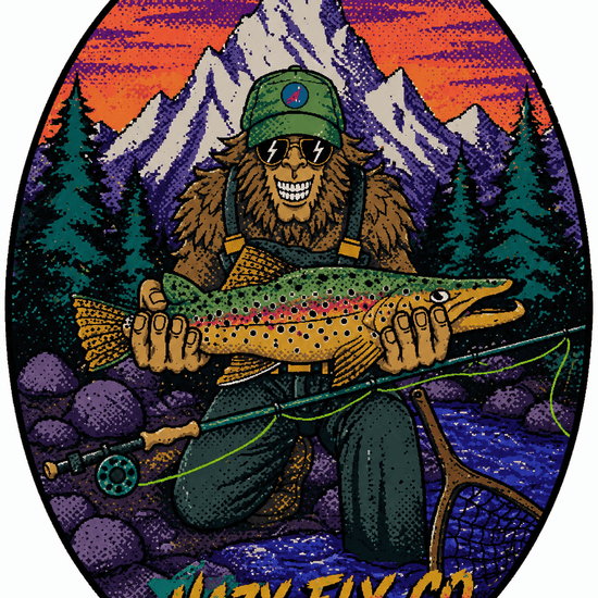 Haze Retro Oval Sticker - Hazy Fly Fishing