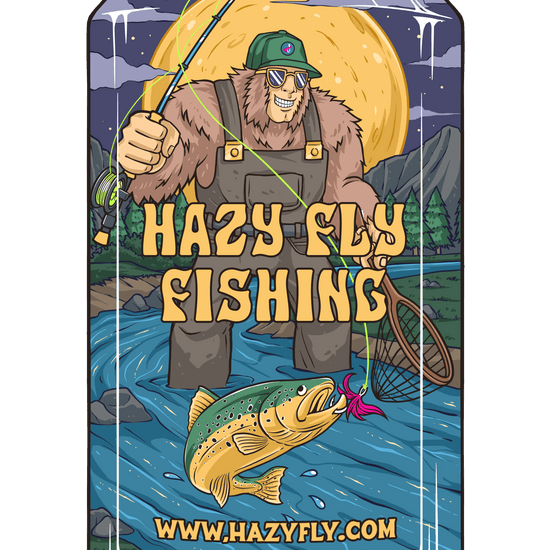 Hazy Beer Can Sticker - Hazy Fly Fishing