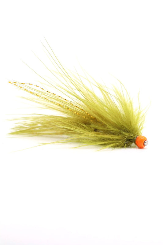 Hazy Olive Balanced Leech - Hazy Fly Fishing