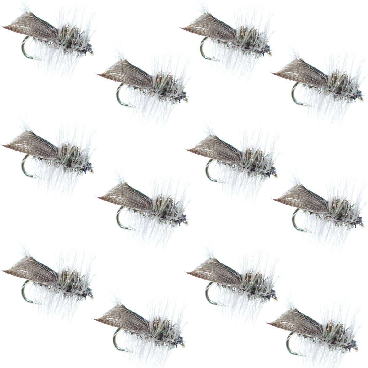 Hemingway Caddis Dry Fly - 1 Dozen Flies Hook Size 14 - Hazy Fly Fishing