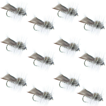 Hemingway Caddis Dry Fly - 1 Dozen Flies Hook Size 14 - Hazy Fly Fishing