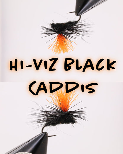 Hi - Viz Black Caddis - Hazy Fly Fishing