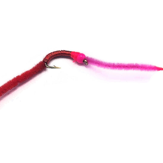 Hot Head San Juan Worm - Beadhead - Hazy Fly Fishing