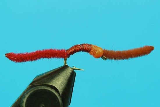 Hot Head San Juan Worm - Beadhead - Hazy Fly Fishing