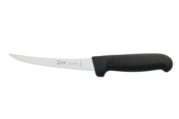 IVO® Butchercut 6" Black Semi-Flex Curved Boning Knife - Hazy Fly Fishing
