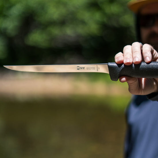 IVO® Butchercut 9" Black Flexible Fillet Knife - Hazy Fly Fishing
