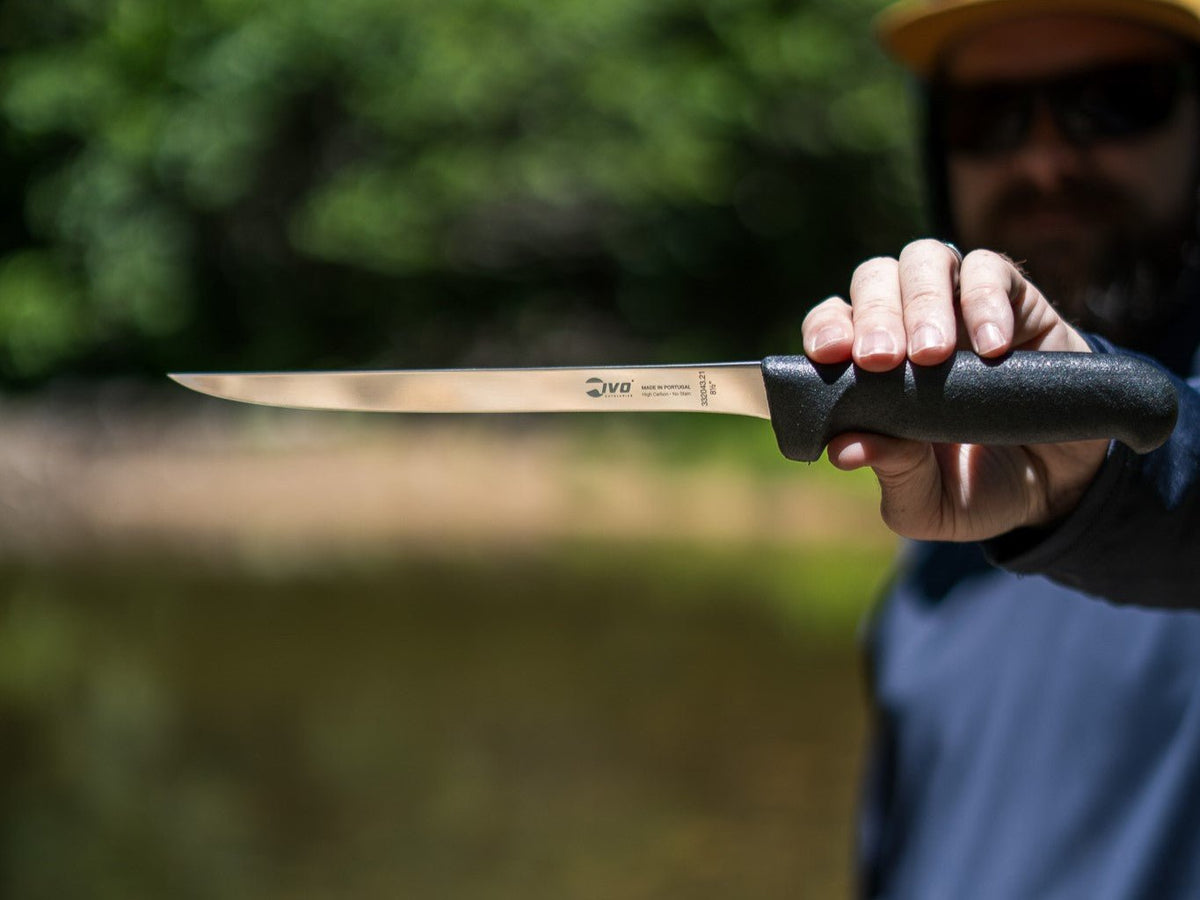 IVO® Butchercut 9" Black Flexible Fillet Knife - Hazy Fly Fishing