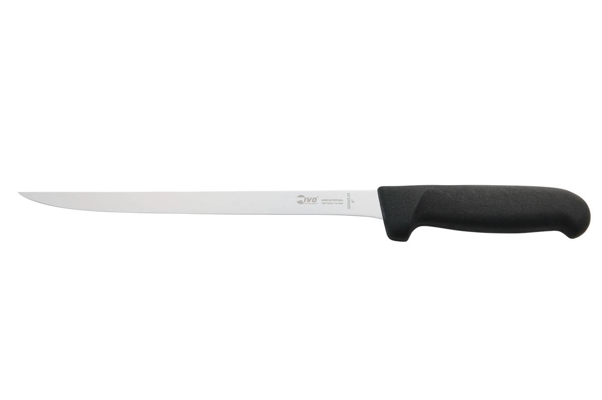 IVO® Butchercut 9" Black Flexible Fillet Knife - Hazy Fly Fishing