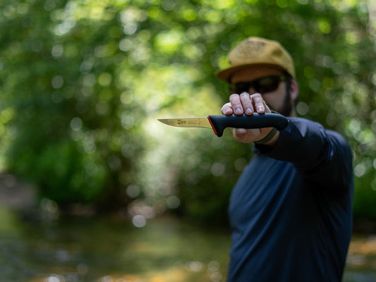IVO® DuoPrime 4" Black Boning Knife - Hazy Fly Fishing