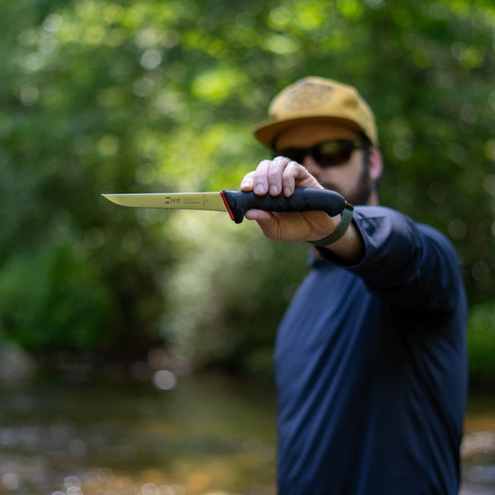 IVO® DuoPrime 6" Black Boning Knife - Hazy Fly Fishing