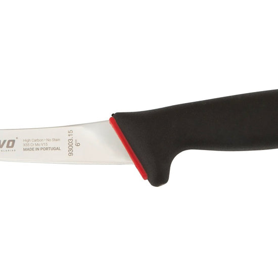 IVO® DuoPrime 6" Black Semi Flex Curved Boning Knife - Hazy Fly Fishing