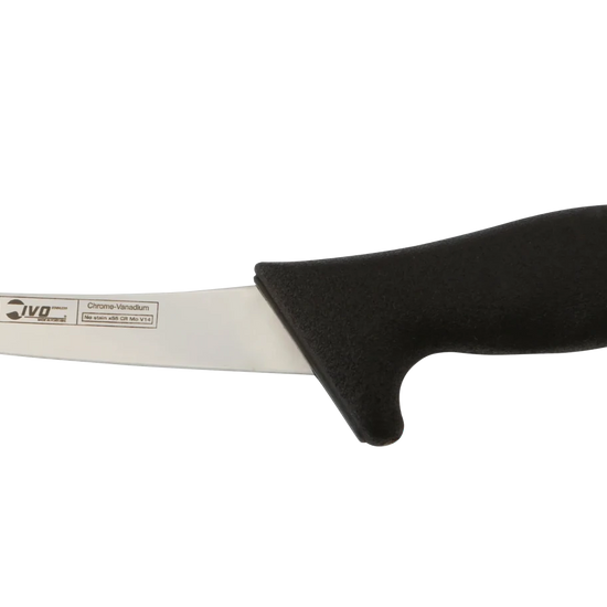 IVO® ErgoDuo 6" Black Semi-Flex Curved Boning Knife - Hazy Fly Fishing