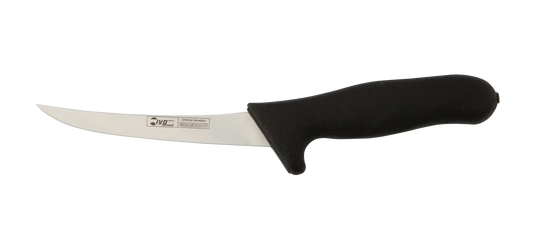 IVO® ErgoDuo 6" Black Semi-Flex Curved Boning Knife - Hazy Fly Fishing