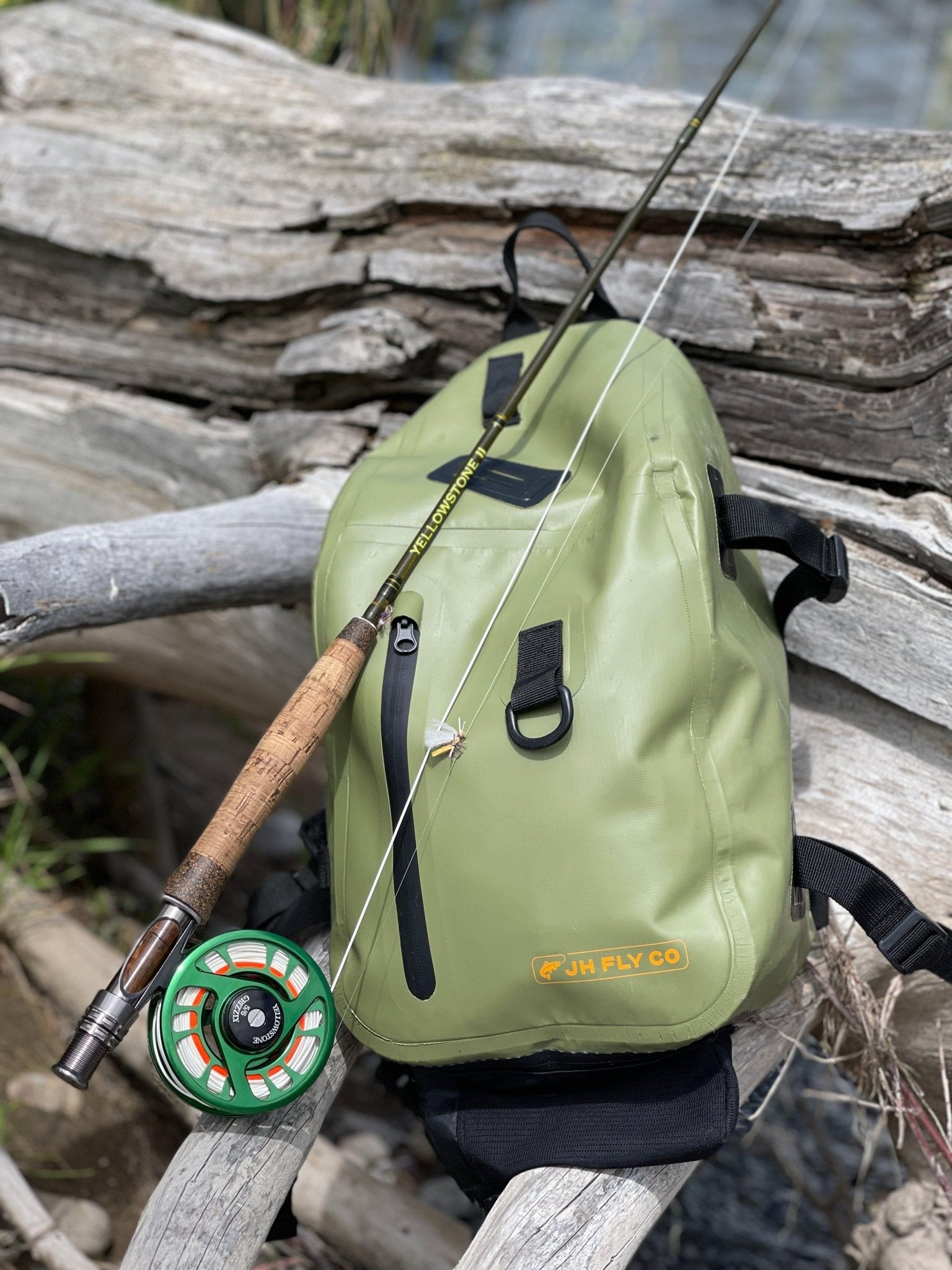 JHFLYCO 20L Waterproof Sling Pack - Hazy Fly Fishing