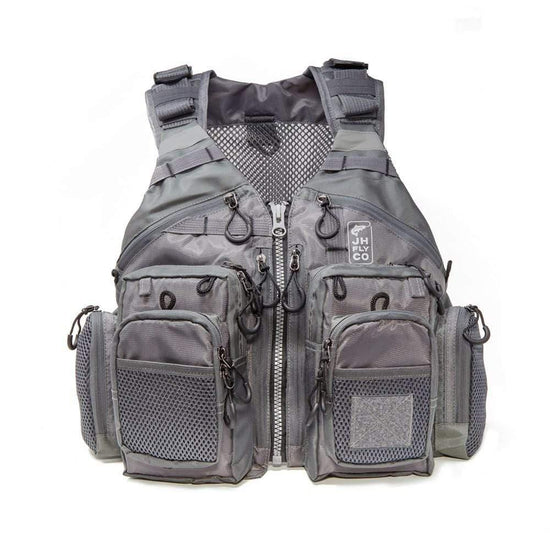 JHFLYCO Adjustable Mesh Fishing Vest - Hazy Fly Fishing