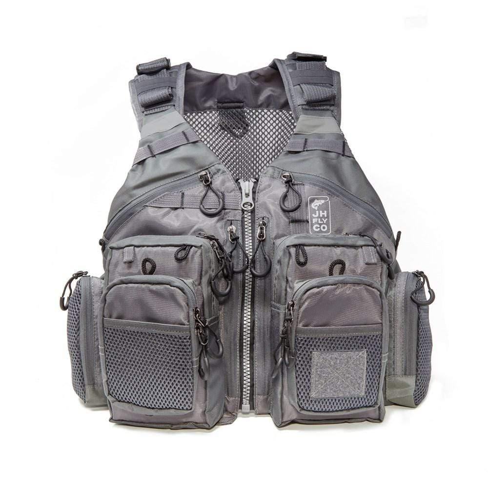 JHFLYCO Adjustable Mesh Fishing Vest - Hazy Fly Fishing