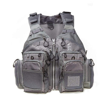 JHFLYCO Adjustable Mesh Fishing Vest - Hazy Fly Fishing
