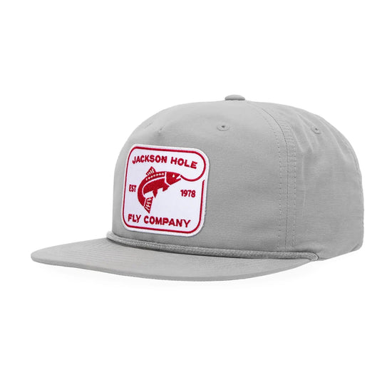 JHFLYCO Brushed Cotton Ball Cap - Rectangle Logo - Hazy Fly Fishing