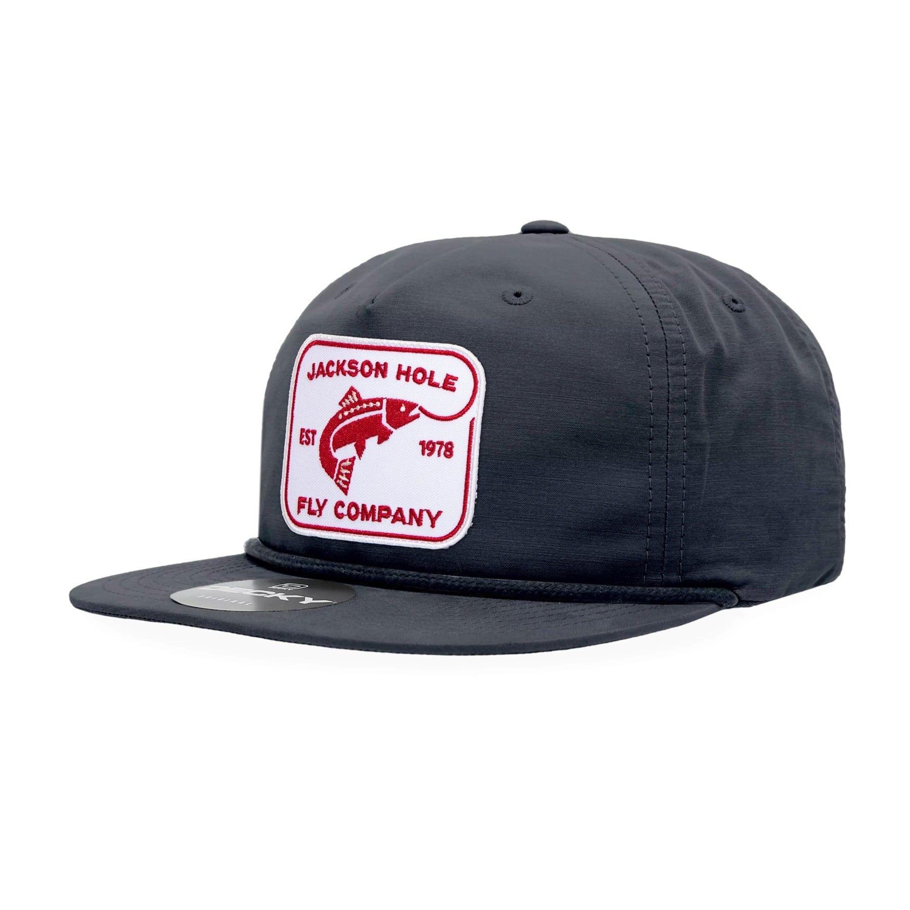 JHFLYCO Brushed Cotton Ball Cap - Rectangle Logo - Hazy Fly Fishing
