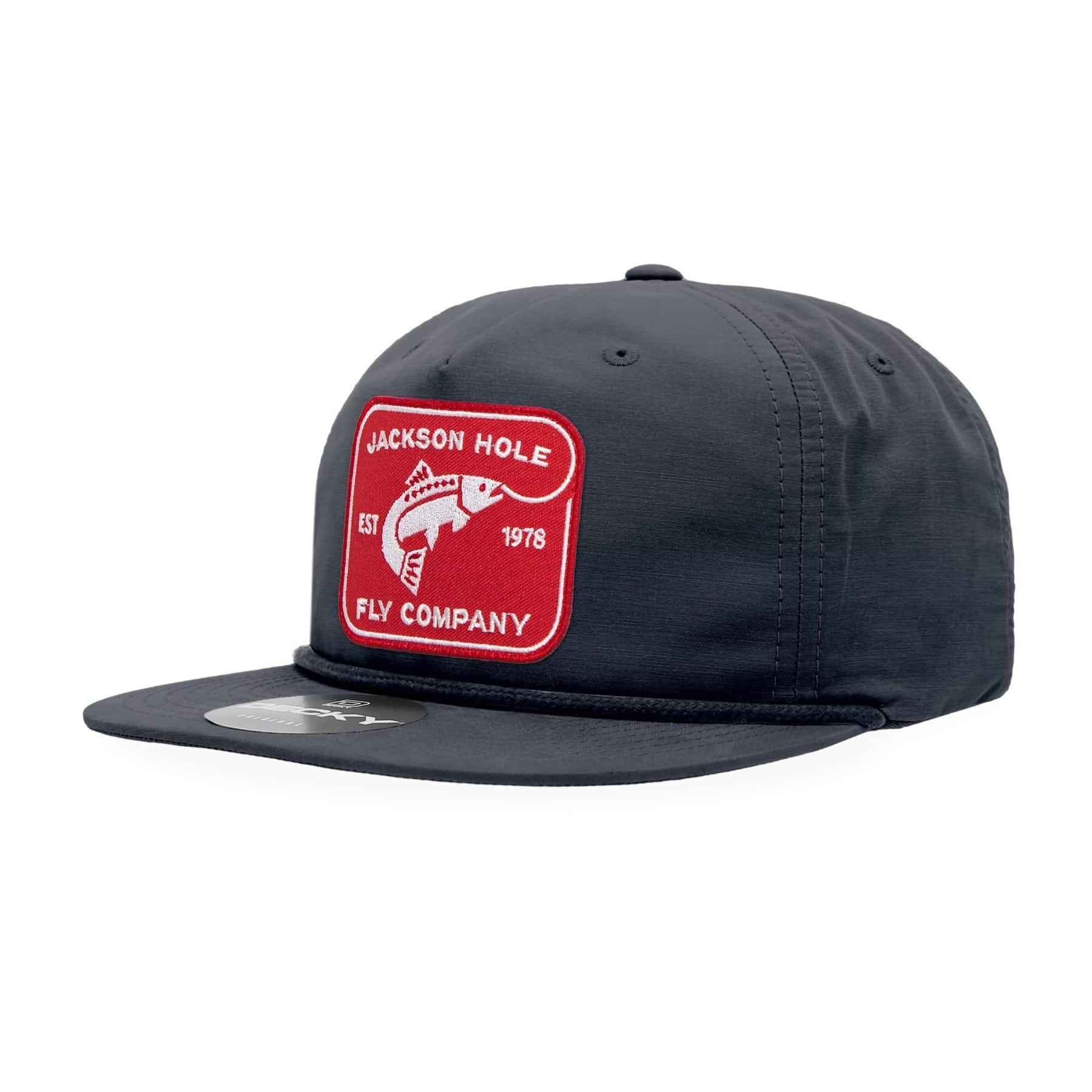 JHFLYCO Brushed Cotton Ball Cap - Rectangle Logo - Hazy Fly Fishing