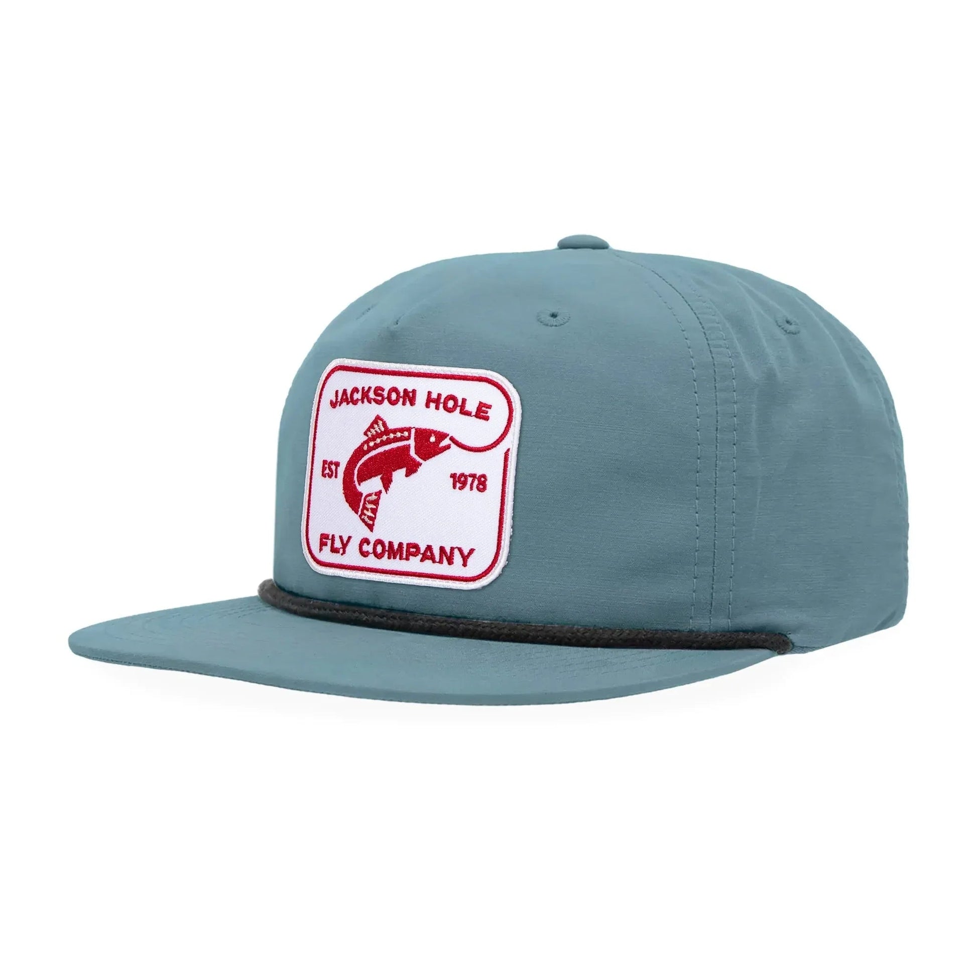 JHFLYCO Brushed Cotton Ball Cap - Rectangle Logo - Hazy Fly Fishing