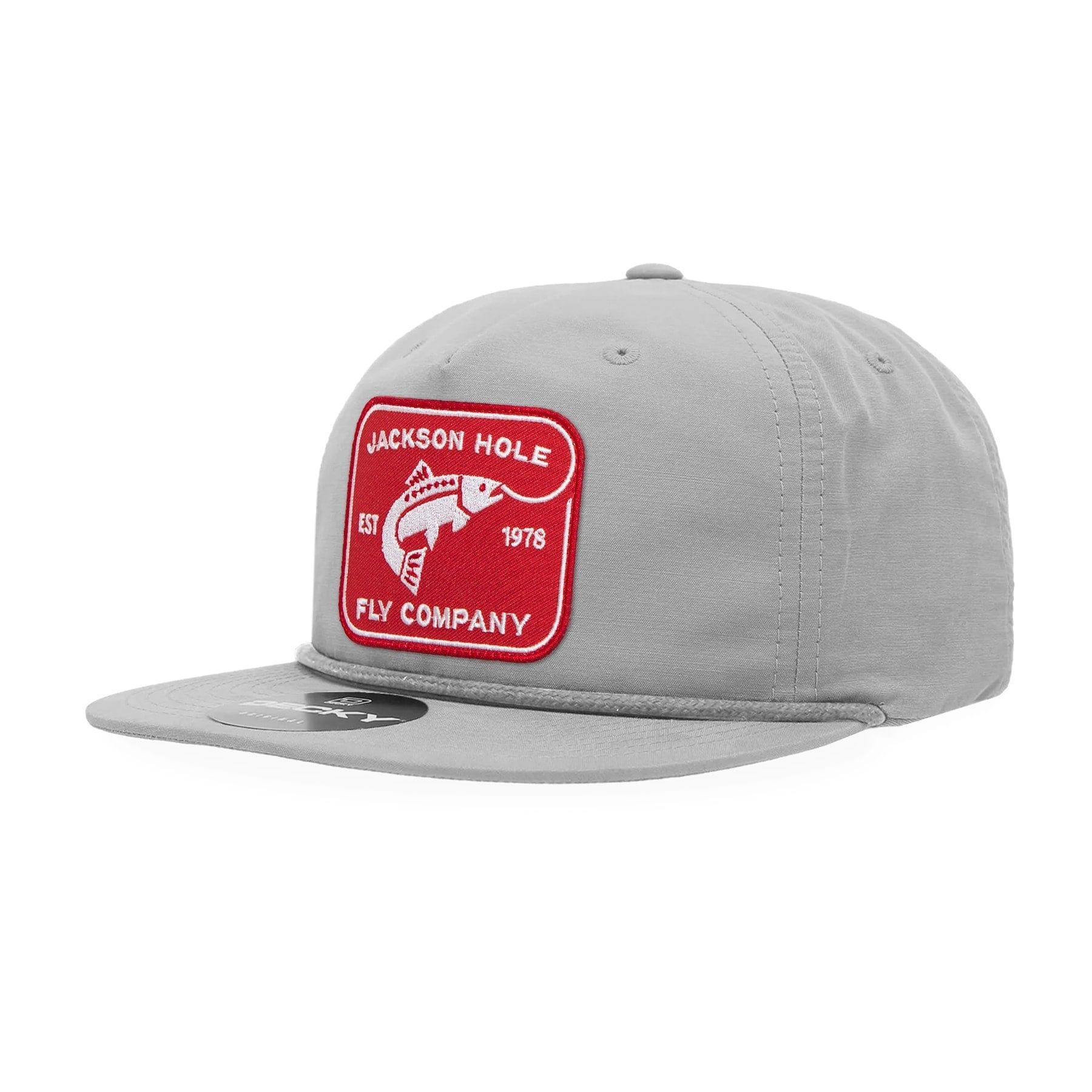 JHFLYCO Brushed Cotton Ball Cap - Rectangle Logo - Hazy Fly Fishing