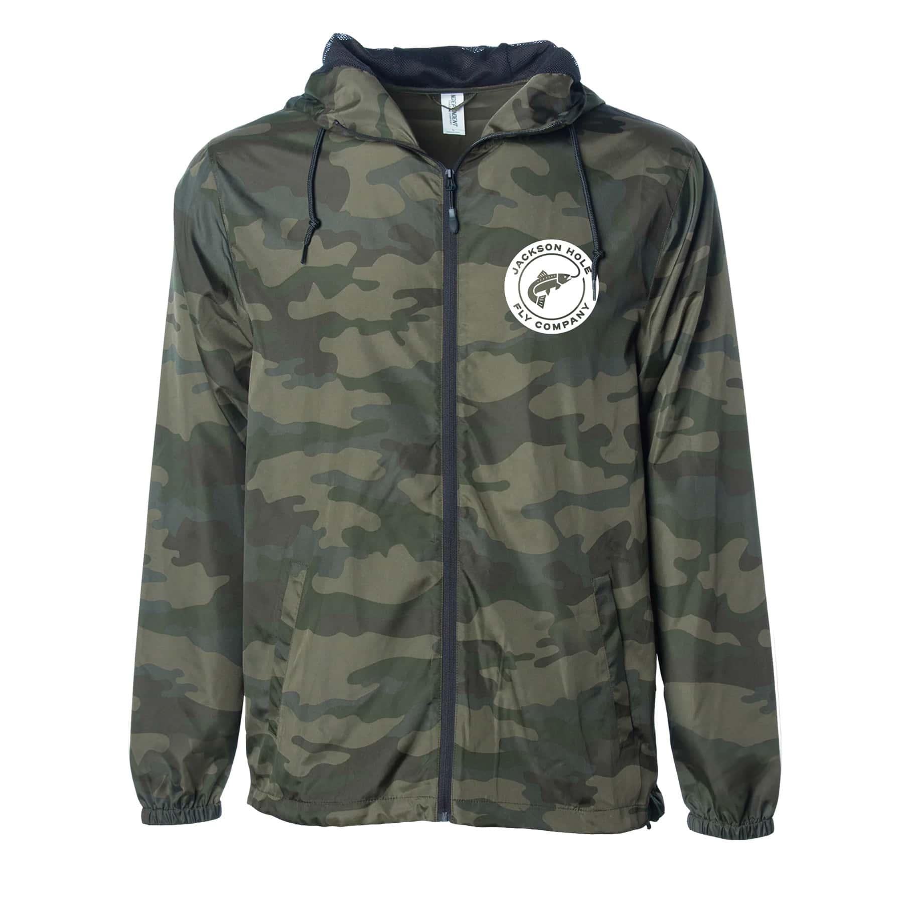 JHFLYCO Lightweight Camo Windbreaker - Hazy Fly Fishing