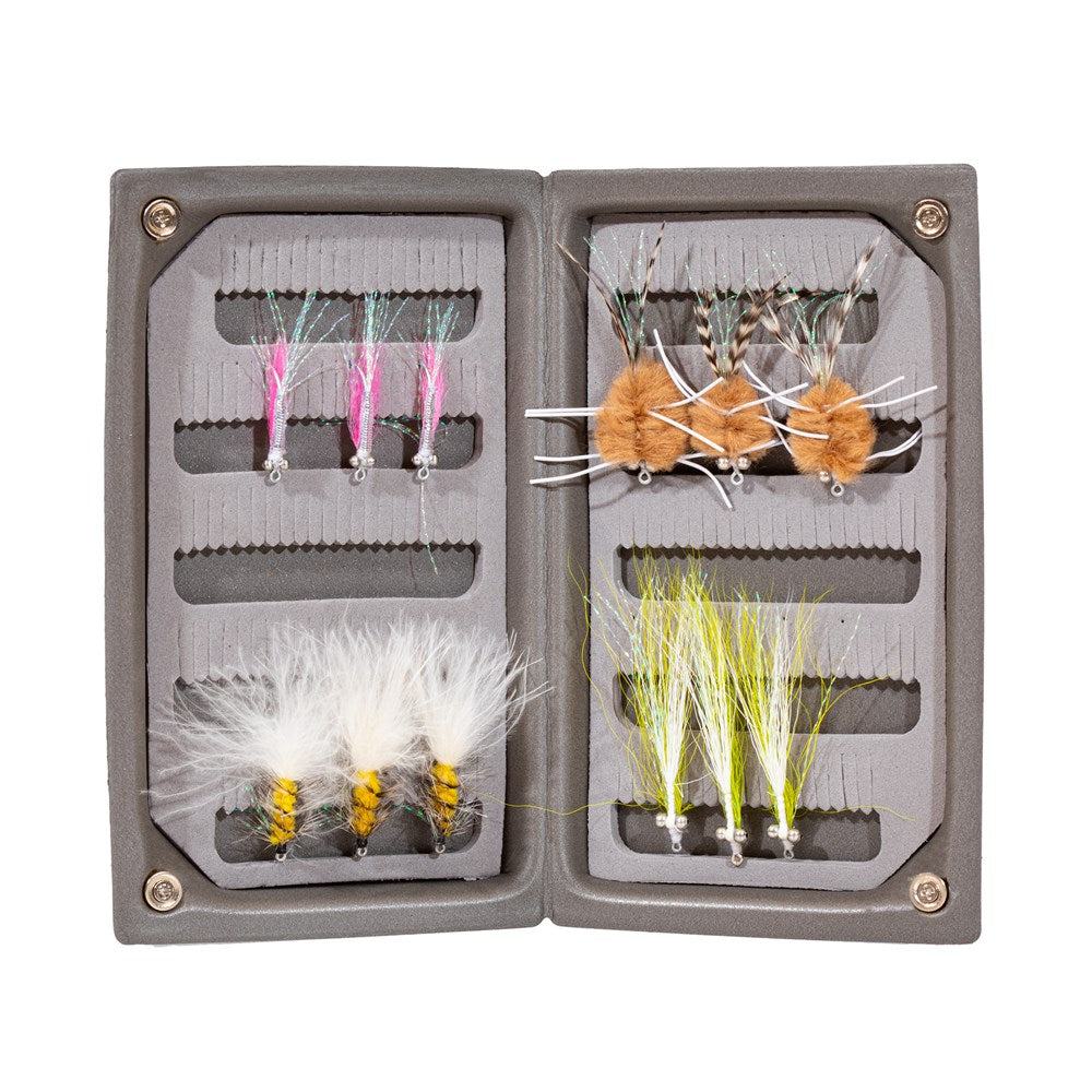 JHFLYCO Loaded Foam Fly Box - Bonefish Assortment - Hazy Fly Fishing