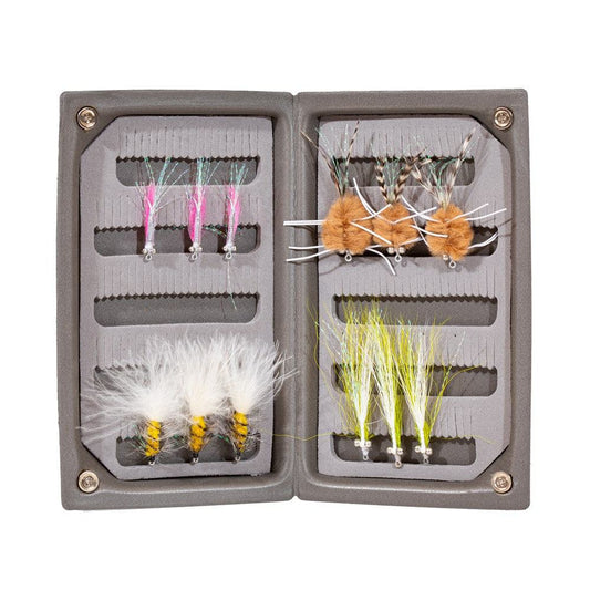 JHFLYCO Loaded Foam Fly Box - Bonefish Assortment - Hazy Fly Fishing