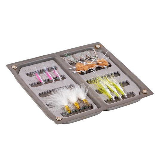 JHFLYCO Loaded Foam Fly Box - Bonefish Assortment - Hazy Fly Fishing