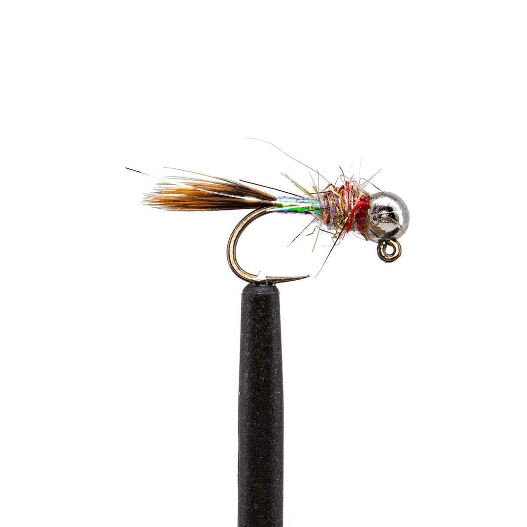 JHFLYCO Loaded Foam Fly Box – Hopper Dropper Assortment – Includes 50m 4X Fluoroflex Tippet - Hazy Fly Fishing
