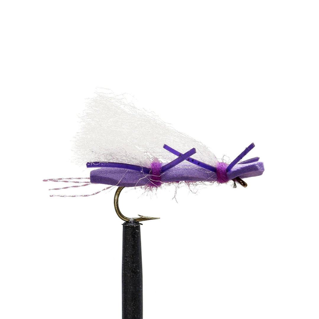 JHFLYCO Loaded Foam Fly Box – Hopper Dropper Assortment – Includes 50m 4X Fluoroflex Tippet - Hazy Fly Fishing