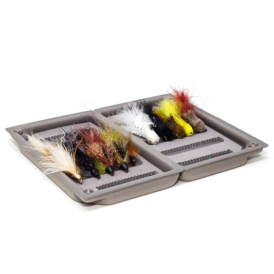 JHFLYCO Loaded Foam Fly Box – Medium Streamer Assortment - Hazy Fly Fishing