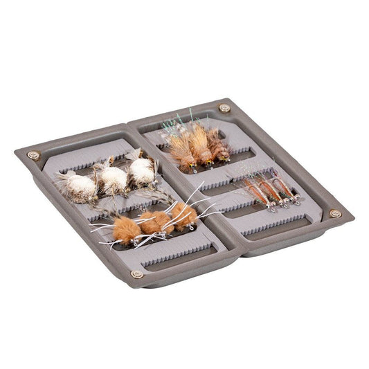 JHFLYCO Loaded Foam Fly Box - Permit Assortment - Hazy Fly Fishing