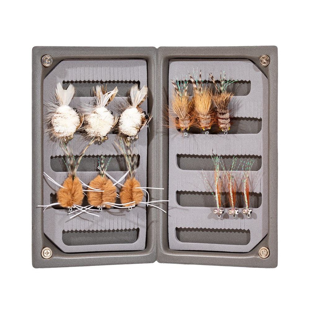 JHFLYCO Loaded Foam Fly Box - Permit Assortment - Hazy Fly Fishing