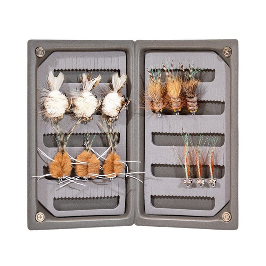 JHFLYCO Loaded Foam Fly Box - Permit Assortment - Hazy Fly Fishing