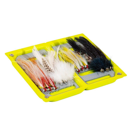JHFLYCO Loaded Foam Fly Box - Sea Trout Assortment - Hazy Fly Fishing