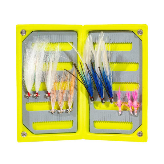 JHFLYCO Loaded Foam Fly Box - Snook Assortment - Hazy Fly Fishing
