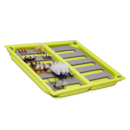 JHFLYCO Loaded Foam Fly Box - Standard Dry Fly Assortment - Hazy Fly Fishing