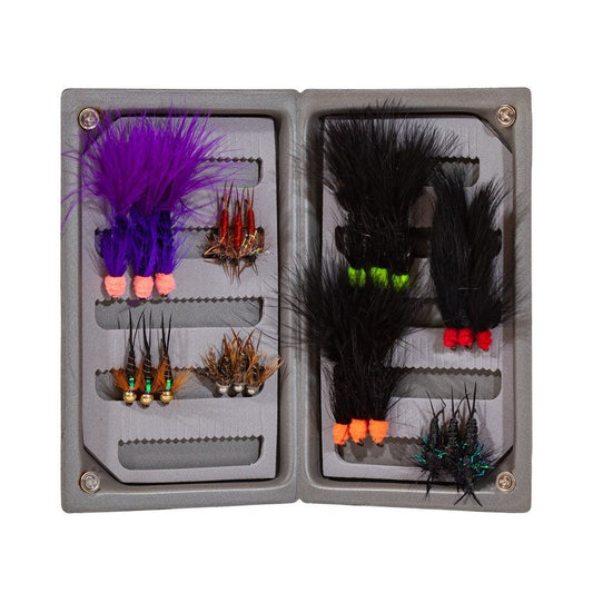 JHFLYCO Loaded Foam Fly Box - Steelhead Assortment - Hazy Fly Fishing